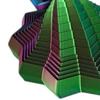 3D Printed Fractal Fidget Star Stress Anxiety Relief Expanded Star Sensory Toy Whirling Spiral Expandable Star Decompression Toy