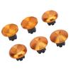 6Pcs Metal Analog Grips Stick Thumbsticks for Edge Controller Aluminum Alloy Metallic Joystick Game