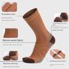 High-End Quality Professional Sports Socks for Men and Women, Warm, Breathable, Deodorizing, Mid-Calf Outdoor Hiking Socks, Thickened Terry, Meri