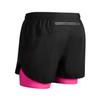 Men's Quick-Dry 2-in-1 Running Sports Shorts with Anti-Exposure Liner