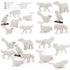 Realistic Pvc Polar Bear White Fox Seal And Beluga Whale Handcrafted Animal Models