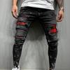 Hochwertige Herrenjeans Flinging Paint Broken Holes Mode Beliebte Jeans Herren Neue Modelle