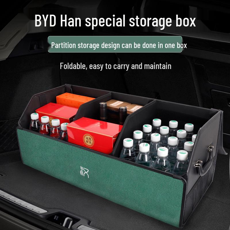 Custom Trunk Storage Box for BYD Han EV, Han DMI, Dolphin, E9
