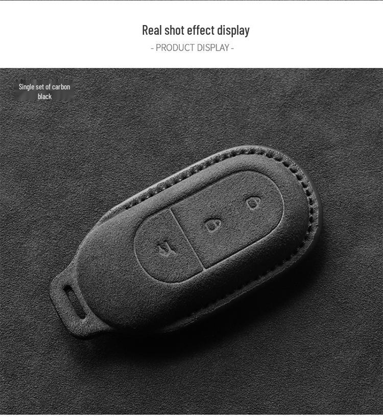 Leapmotor Key Case: Full Coverage Suede Key Bag for C11, C01, T03, S01 Models - Unisex 2023 Edition