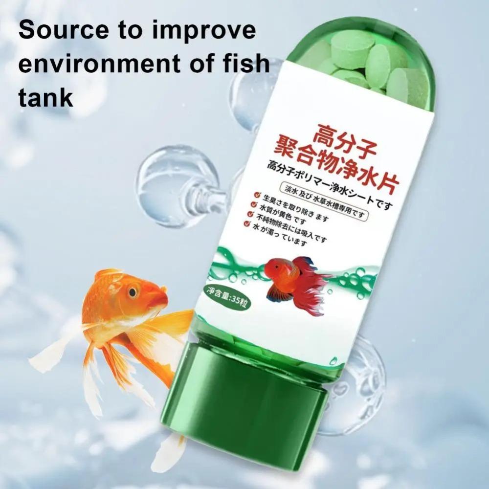 New Powerful Water Purification Tablets Odor Remover Cleaning Algae Repellent Agent Effective Aquarium Algaecide Fish Tank