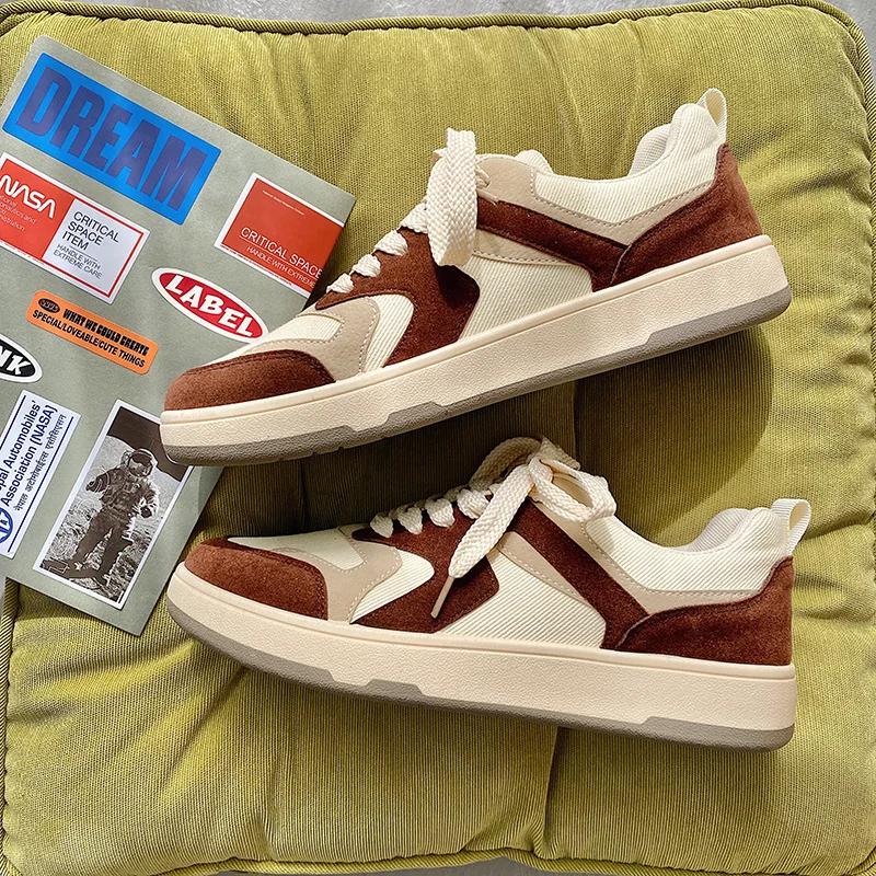 Trend Men Casual Sneakers Autumn Designer Shoes For Men Comfortable Walking Platform Vulcanized Shoes Zapatillas De