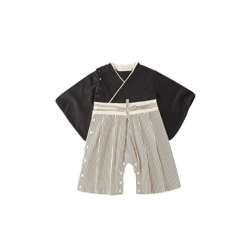 Tuta Romper Giapponese a Maniche Lunghe Kimono per Bambino - Primavera e Autunno