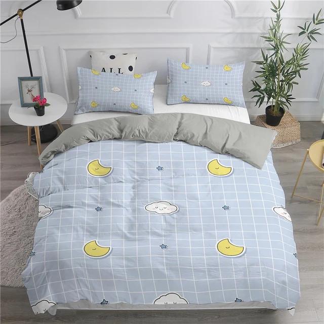 Cartoon-Bettwäscheset mit niedlichen Katzen, bedruckt, 3D-Bettbezug-Set, Twin Full Queen King Double Size, Kissenbezug, Bettwäsche aus weichem Polyester