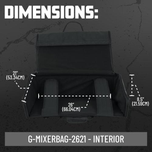 GATOR G-MIXERBAG Series Nylon Gig Bag (26 x 21 x 8.5 inches)