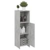 Bathroom Cabinet Concrete Grey 30 X 30 X 95 Cm Particleboard