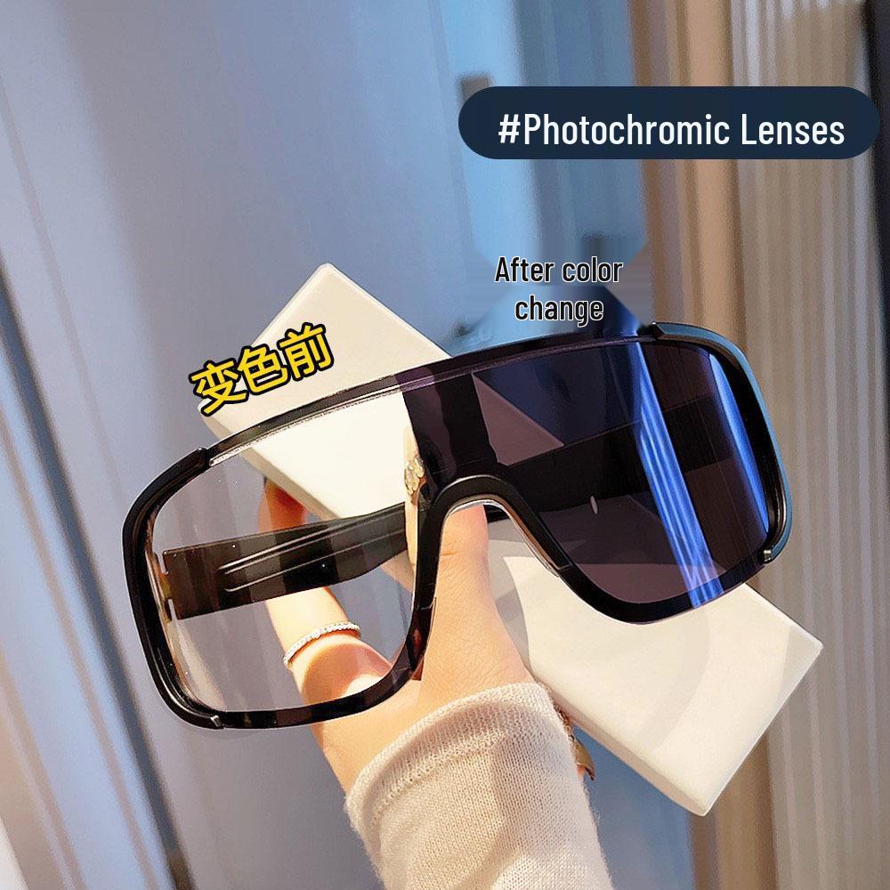 Photochromic Anti-UV Sports Sunglasses: Windproof & Sandproof for Cycling, Running, Skiing, Mountaineering, and Outdoor Activities
