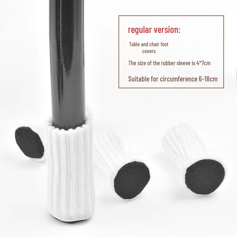 24-teilige rutschfeste Filz-Stuhl- und Tischbein-Schutz - Dicke, verschleißfeste Pads
