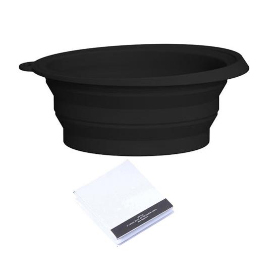 Face Ice Bath Bowl Collapsible Silicone Face Skincare Bowl with Built-in