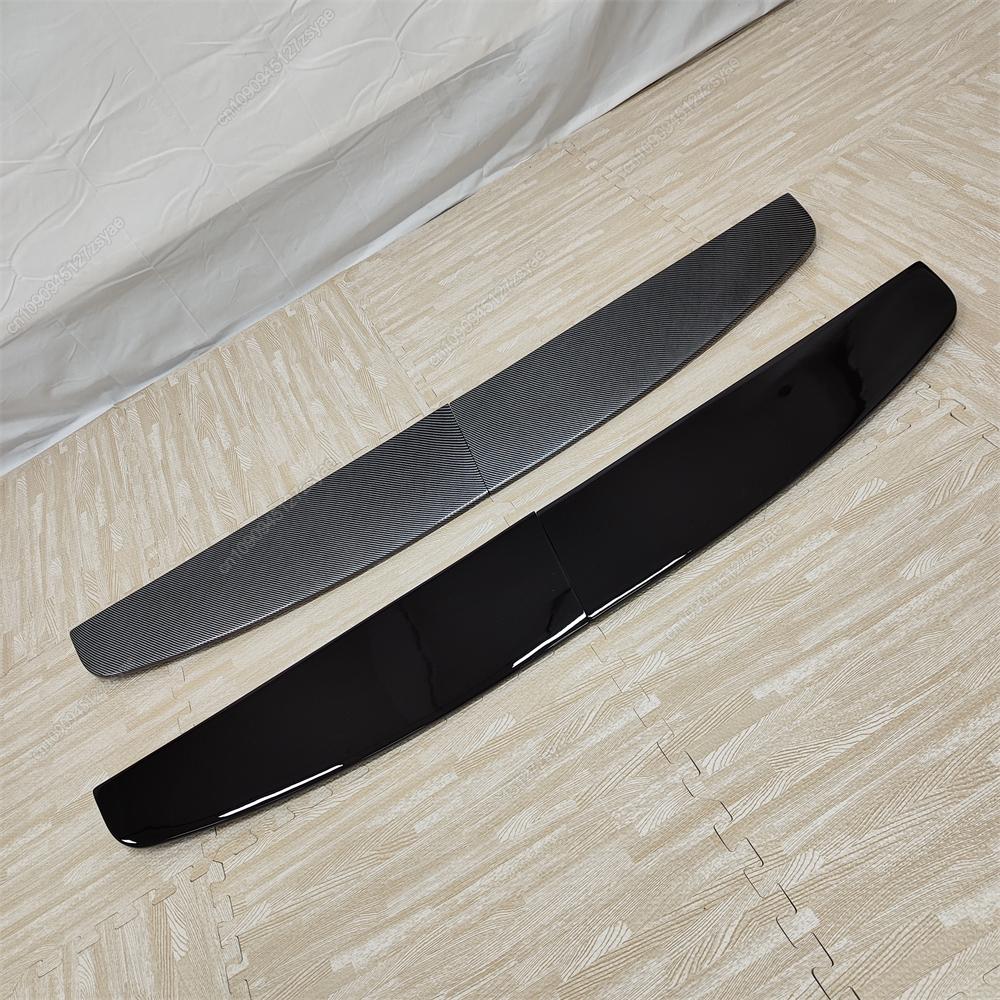 Car Rear Trunk Roof Spoiler Lid Wing Cover For Ford Transit Custom Mk8 2012-2025 Double Door ABS Gloss Black Bodykits Tuning