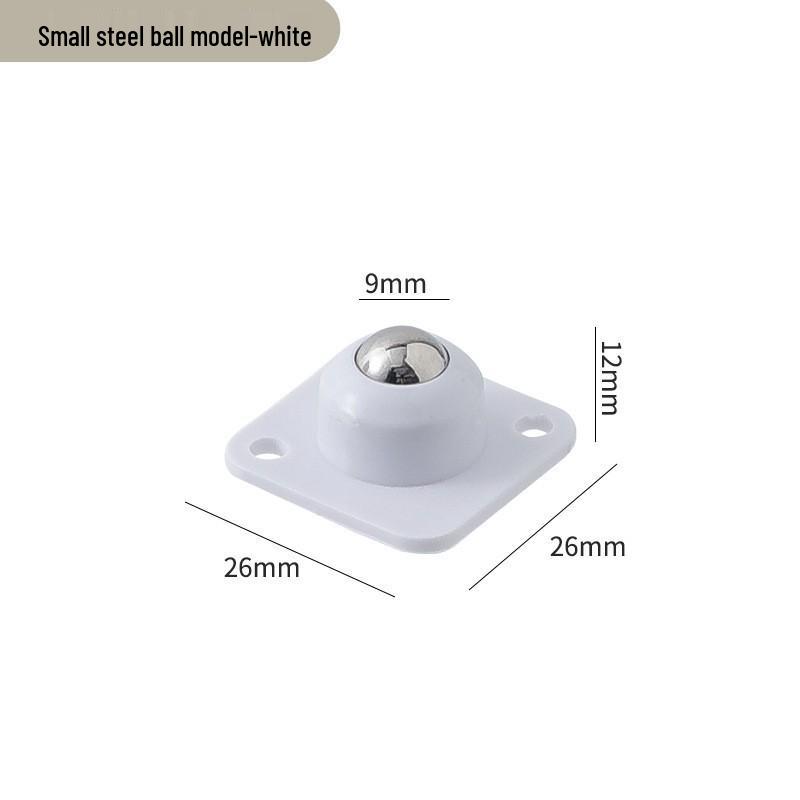 Universal Silent 360° Swivel Casters - Wear-Resistant Load-Bearing Wheel Set for Furniture