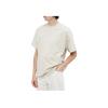 Nike Solid Logo Embroidered Loose Fit Straight Cut Short Sleeve T-Shirt Men Tops Light-Bone CV0559-072