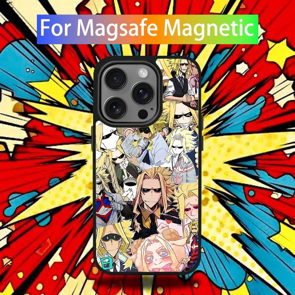 Toshinori Yagi MHA All Might Phone Case For iPhone 17,16,15,14,13,12,11,Pro,Max,Plus,Mini,SE4,E Magsafe Wireless Charging Cover