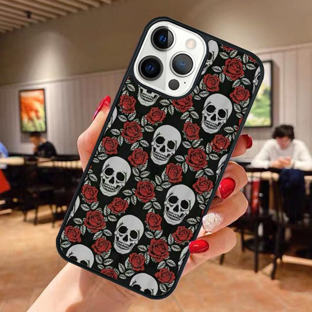 Gothic Skull Phone Case For Apple iPhone 17 Air Pro Max Plus Coque For iPhone 17 Air 14 15 16 13 12 Max Cover