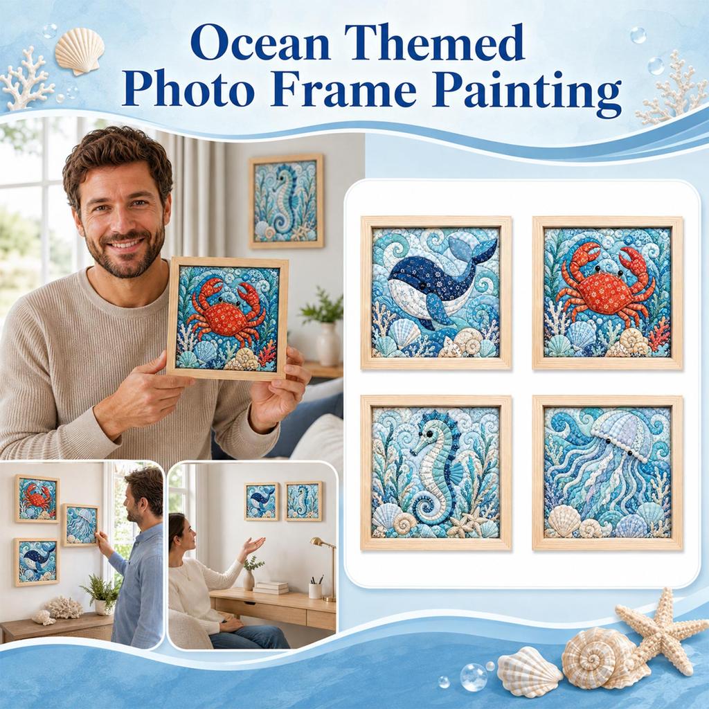 Themed Patchwork Photo for Wall and Tabletop Display, Home Decor