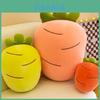 Fluffy Carrot Plush Toy Cute Vegetable Cartoon Stuffed Pillow Soft Creative Doll Pink/orange/yellow/red 28/40/60/80cm