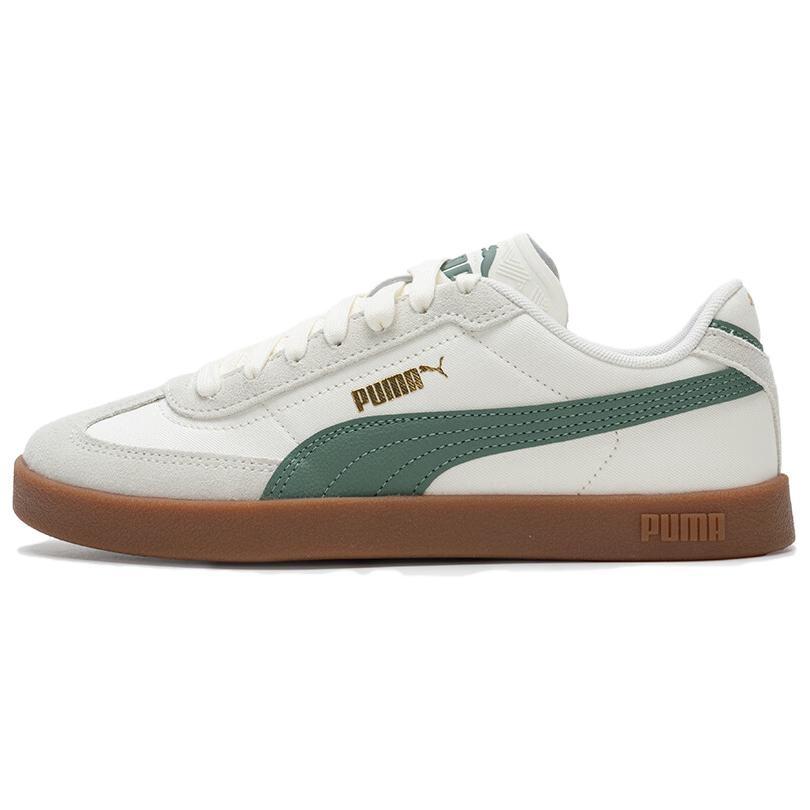 PUMA Club II Era  White Green  Men s 404428-01 EU 35.5