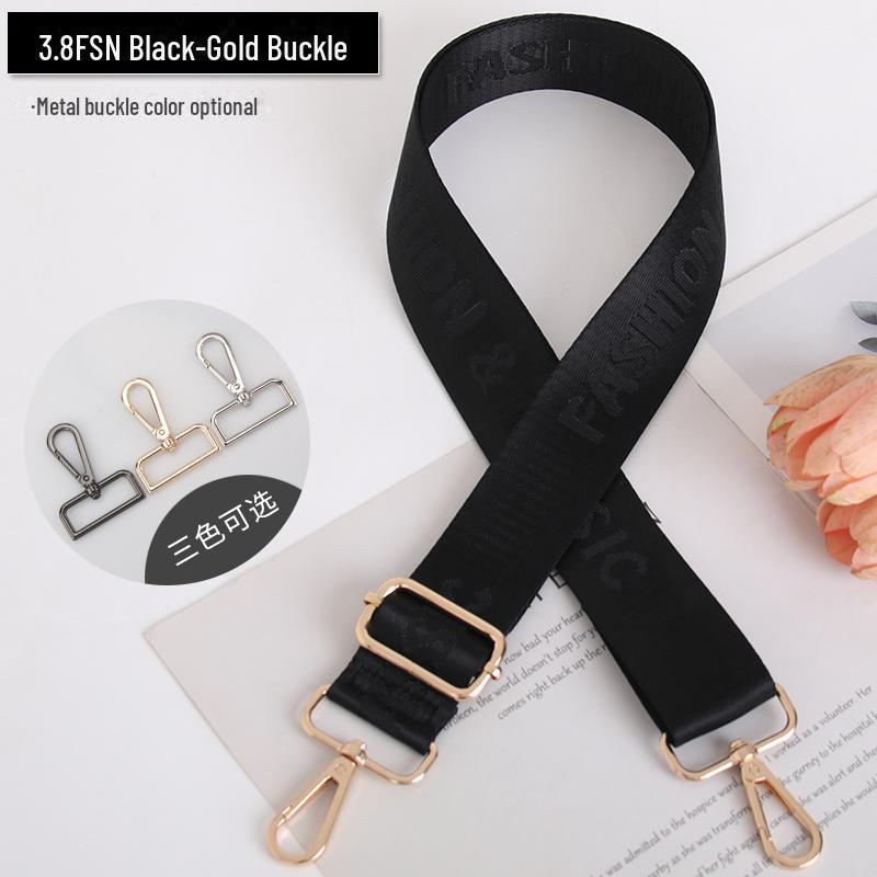 

Подовжений шкіряний ремінь для жіночої сумки - невицвітаюча жакардова стрічка для комп’ютерних сумок ручної роботи Light Gold Buckle