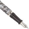 Aurora Optima Black Pearl Füllfederhalter Extra Feine Feder Kolbenfüller Offiziell 996-CGE Stift, (EF), System, Import.