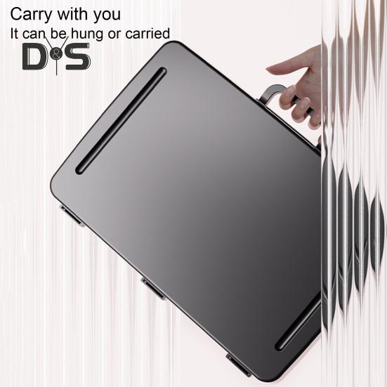 Faltbarer Schoßschreibtisch mit tragbarem Griff, robuster, leichter Reise-Stehtisch, Bett, Laptop-Computertisch, Studenten, Mini-Studien-/Arbeitstisch