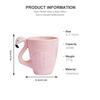 YMEEI Creative Flamingo Teapot Set Ceramic Teapot With Handle Cute Animal Mark Cup Pink Porcelain Tea Pot Teaware Drinking Tools