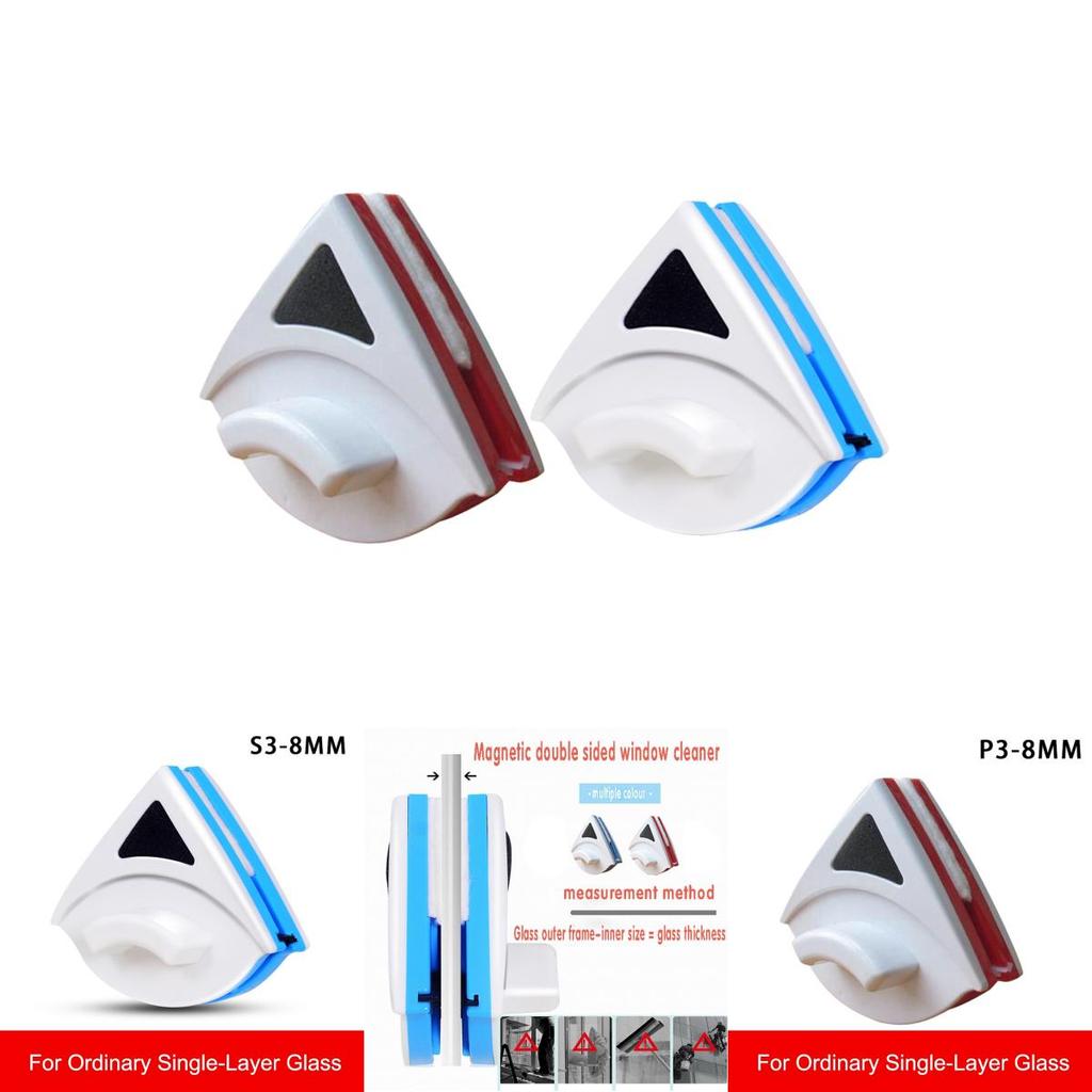 Durable Abs/pp Material Double Sided Glass Wiper With Soft And Wear-resistant Cleaning Strip