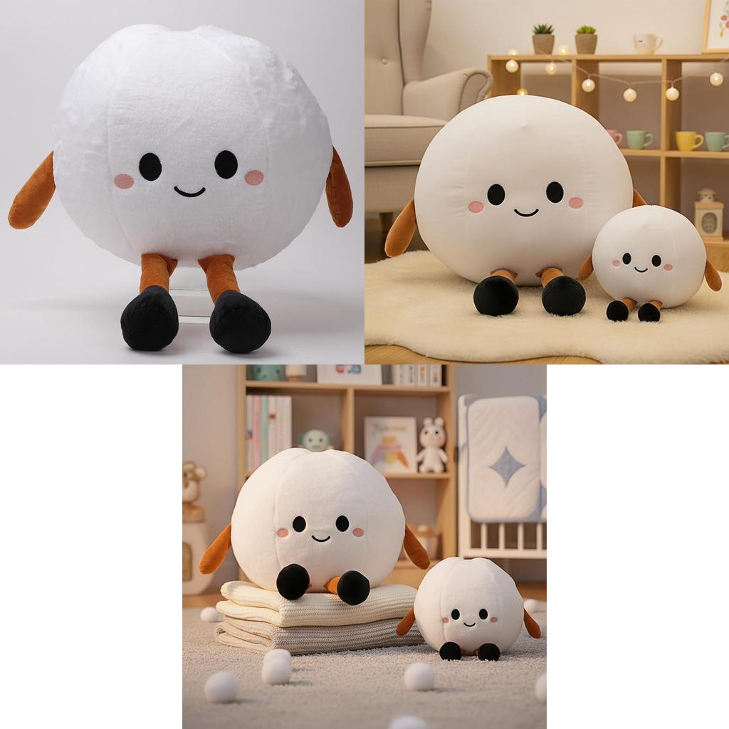 Peluche de Ping Pong de Dibujos Animados Decoración para Niños Regalo Para Sala de Juegos Infantil