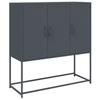 Vidaxl Szafka, Antracytowa, 100,5X39X107 Cm, Stal