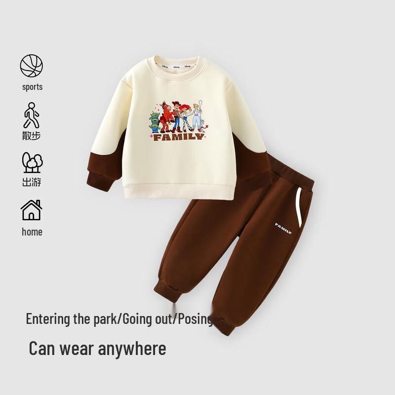 Disney Kids Toy Story Fleece-Lined Tracksuit Set
