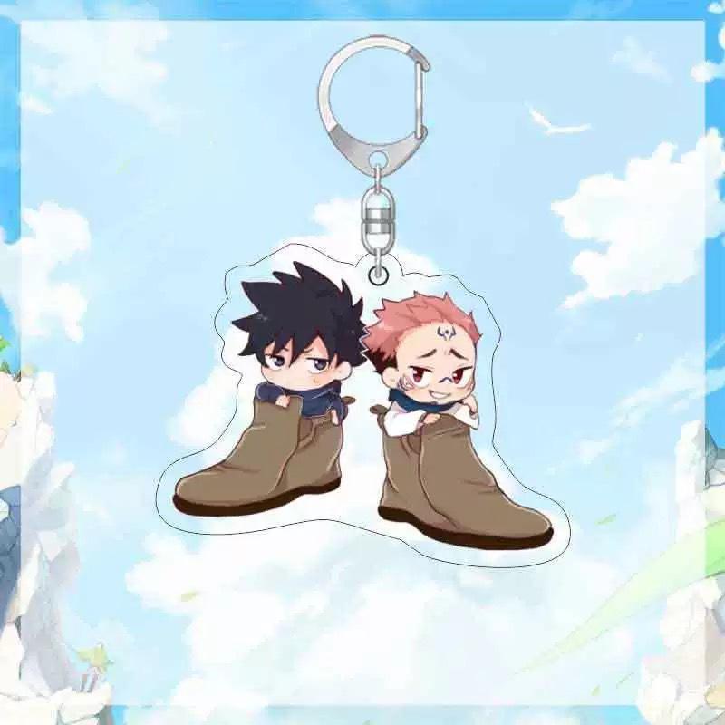 Anime Geto Suguru Ryomen Sukuna Fushiguro Toji Nanami Kento Okkotsu Yuta Inumaki Toge Acrylic Keychains Pendants Figure Toy Gift