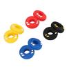 8Pcs Tennis Racquet Vibration Dampener Rubber 4 Colors Tennis Shock Buffer for Practices Performances