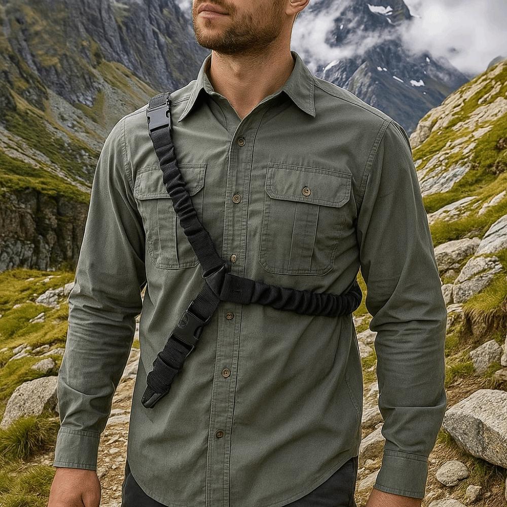 with Shoulder Pad Single-Point Sling Strap Adjustable Outdoor Game Task Rope Men Women