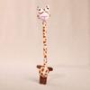 Long Neck Animal Plush Keychain Cute Monkey Tiger Chick Doll for Bags Backpacks Cute Big-Eye Design Funny Stress Relief Toy Birthday Gift for Kids