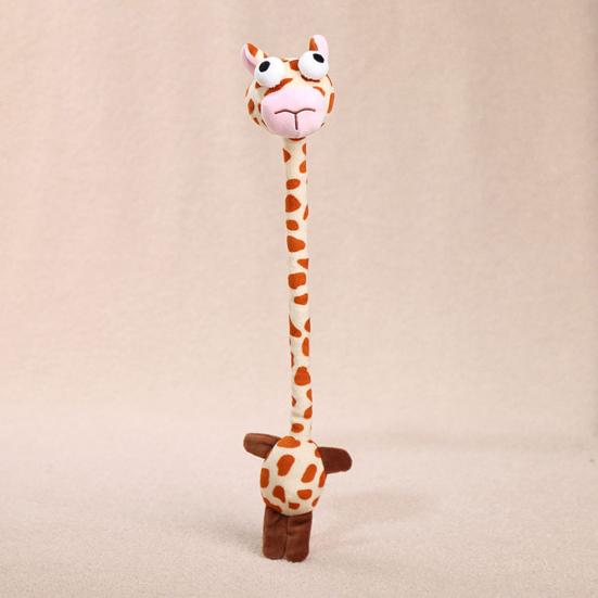 Long Neck Animal Plush Keychain Cute Monkey Tiger Chick Doll for Bags Backpacks Cute Big-Eye Design Funny Stress Relief Toy Birthday Gift for Kids