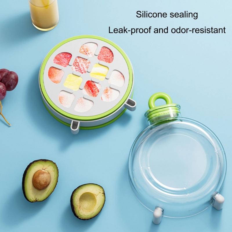 Efficient Portable Ice Cubes Molds Bottle With Built In Molds And Carry Strap Sports Water Bottle with Built in Ice Tray