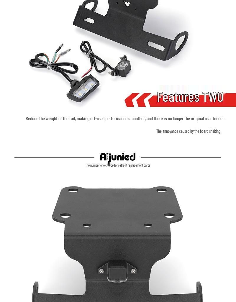 Yamaha Tenere700 XTZ700 Short Tail License Plate Holder Accessory