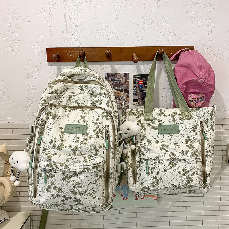 New Chinese style high value fresh and sweet backpack girl junior high school students lightweight large capacity backpack