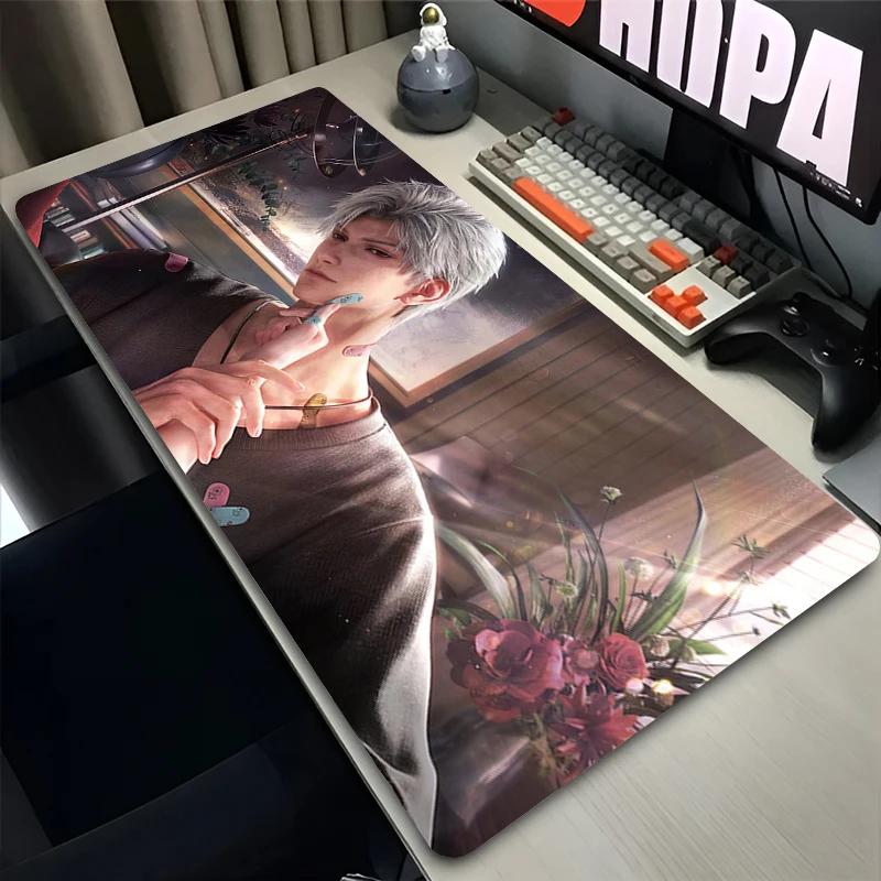 Mouse Pad Laptop Anime Extended Desktop Mat L-love And Deepspace Sylus Computer Gamer Mousepad Gaming Accessories Keyboard Pad