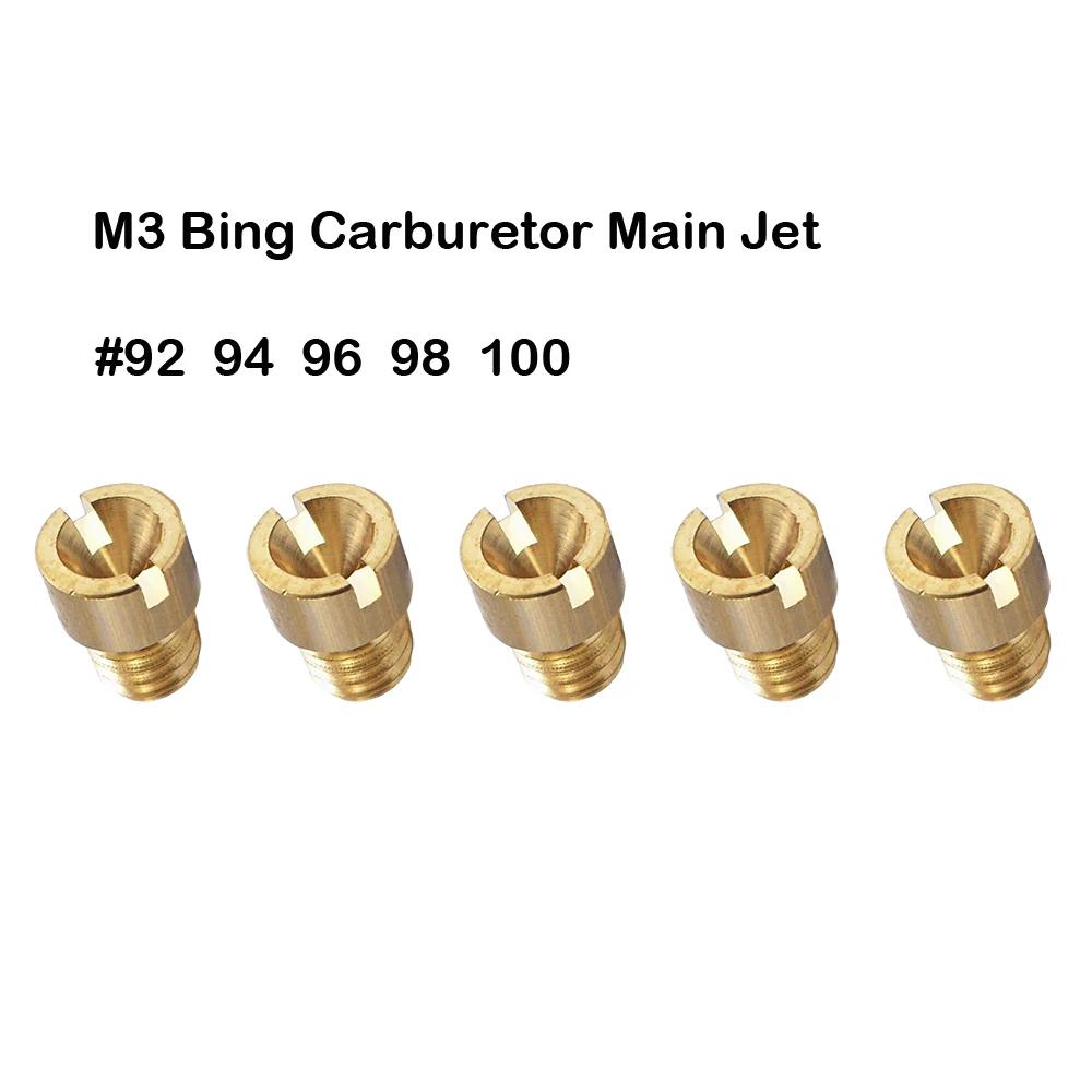 Carburetor M3 Bing Main Jet gr spray nozzle YY50QT-8 LF50QT8A X1 LJ50QT-E Nozzle Carburador Gicleur Carburettor Main Jets