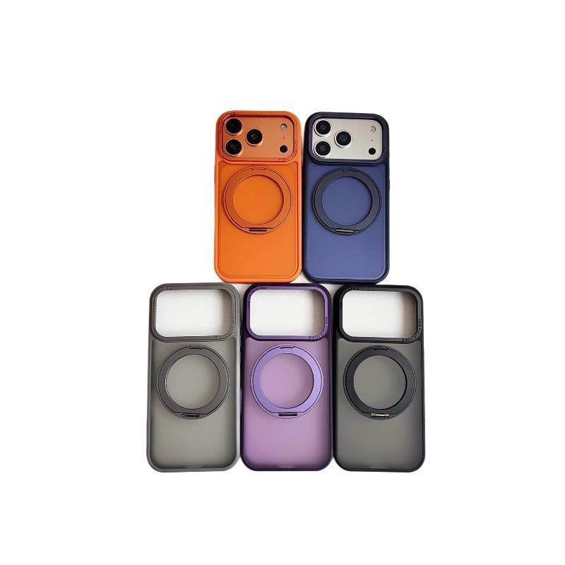 Skin feeling 111 rotating bracket for iPhone11promax magnetic mobile phone case Apple 11 matte protective case