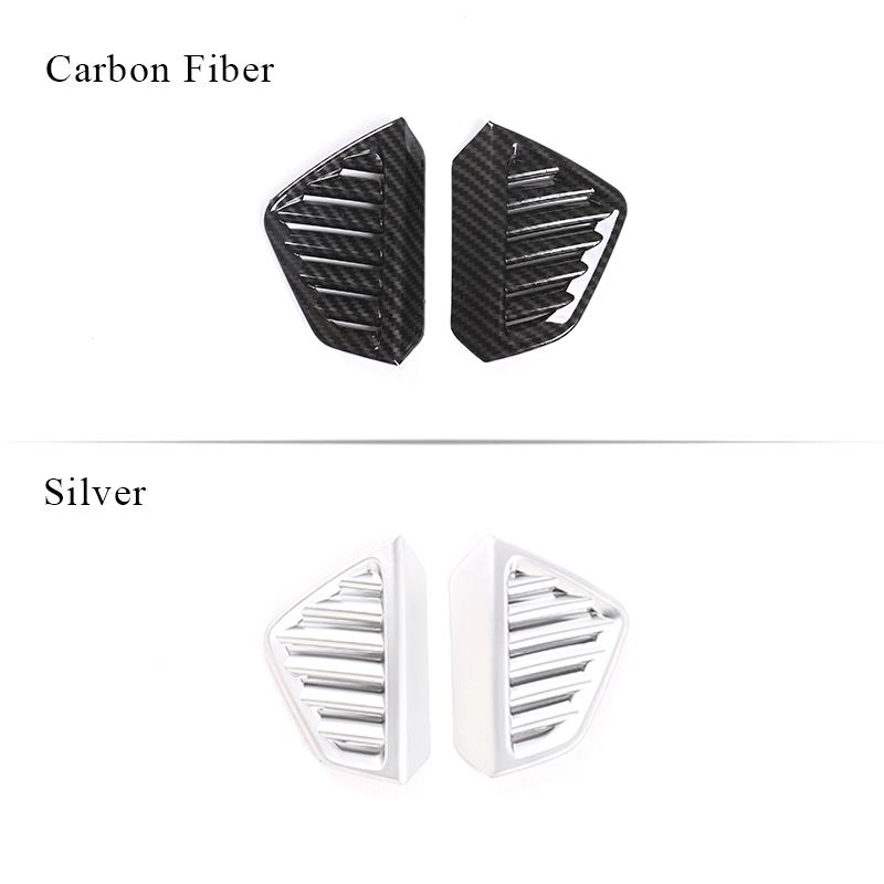 For Mercedes Benz GLE GLS Class W167 X167 GLE350 450  ABS Chrome Car Dashboard Side Air Outlet Frame Trim Cover