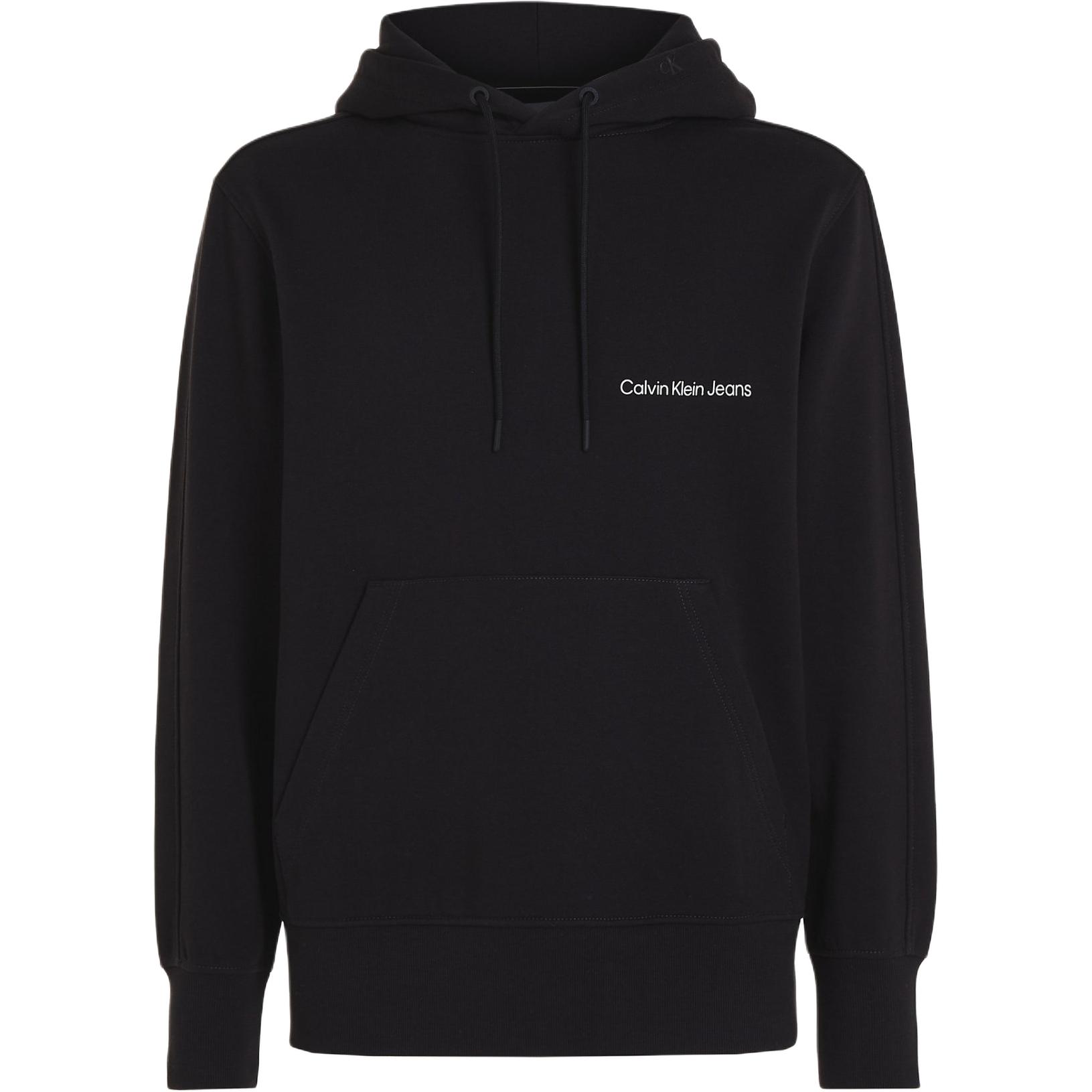 

Calvin Klein Letter Print Oversized Long Sleeve Hoodie Men hoodies Black J30J324620-BEH S