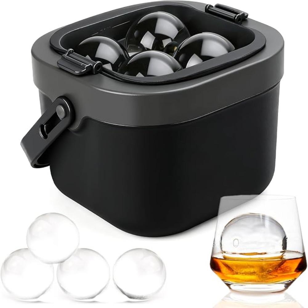 6CM Crystal Clear Ice Ball Maker Non-stick Ice Sphere Cube Maker Bar Clear Ice Sphere Mold  Drink