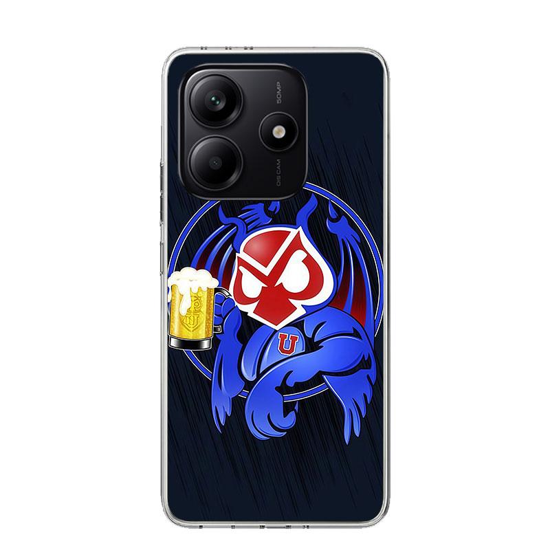 De Chile U-University Logo Phone Case For Xiaomi Redmi Note 15 14 13 12S 12 Pro Plus 11S 11E 11 11T 10S 10 Art Soft Pattern Cove