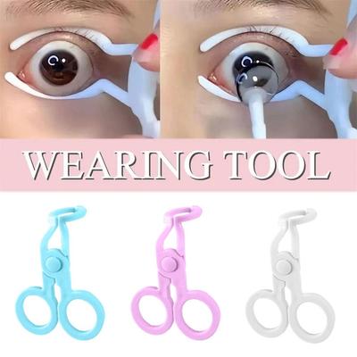 Soft Contact Lenses Inserter Remover Plastic Wearing Tools Tip Tweezer Stick Beginner