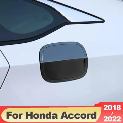 Stainless Steel Exterior Car Oil Fuel Tank Cover Trim Sticker Case For Honda Accord X 10th 2018    2022 Accessories